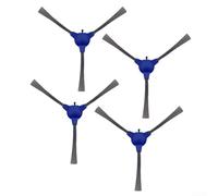 Vilgftyiet Lot de 4 brosses latérales de rechange pour robot aspirateur Cecotec Conga M50, design en plastique et nylon pour un usage quotidien fiable, brosses latérales pour nettoyage des bords et