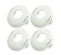 Vilgftyiet Lot de 4 cache-têtes de débroussailleuse compatibles avec STIHL 27-2 FS70 FS80 FS85 FS90 FS130R FS131R KM90R KM91R Plastique ABS Blanc