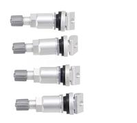 Vilgftyiet Lot de 4 capteurs de pression des pneus TPMS - Kit de réparation pour Jaguar et Land Rover - Construction en métal, finition argentée, remplacement direct pour capteurs SE53004/SE53001