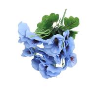 Vilgftyiet Lot de 4 pensées artificielles 35 cm | Ces pensées artificielles réalistes apportent des couleurs vives à votre décoration d'intérieur sans entretien.