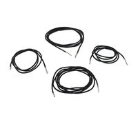 Vilgftyiet Lot de 4 tendeurs de rechange pour chaises longues, 220 cm et 140 cm, cordes élastiques pour repose-pieds et dossier, matériau en nylon et latex, noir/gris/marron/blanc