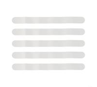 Vilgftyiet Lot de 5 bandes de protection professionnelles transparentes pour raquette de tennis en TPU - Film de protection autocollant pour équipement de tennis, badminton