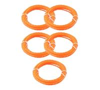 Vilgftyiet Lot de 5 bobines de fil de débroussailleuse EGO 56 V de 38,1 cm, 241,3 cm, 4,6 m par rouleau AL2420P, fil en nylon torsadé prédécoupé pour accessoires de débroussailleuse