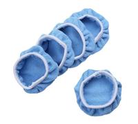 Vilgftyiet Lot de 5 bonnets de polissage de voiture en microfibre douce pour polisseuses rotatives et double action de 12,7 à 15,2 cm, 17,8 à 20,3 cm et 22,9 à 25,4 cm - pour un ajustement universel