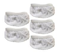 Vilgftyiet Lot de 5 chiffons de rechange en microfibre pour nettoyeur vapeur Navaris, lavables et réutilisables, 10 x 5,5 cm