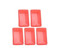 Vilgftyiet Lot de 5 coques de protection d'écran pour scooter électrique SmartGyro - Imperméables - En silicone - 8,4 x 5,3 cm - Rouge/jaune