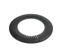 Vilgftyiet Lot de 5 rosaces noires pour tuyau mural, décoration de tuyau, chauffage, radiateur, gaz et eau de 14 à 220 mm de diamètre (190 à 220 mm)