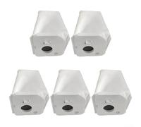 Vilgftyiet Lot de 5 sacs à poussière pour Samsung BESPOKE Jet VCA-ADB95B, sacs d'aspirateur pour Clean Station VS20B95 VS25C VS28C, filtre facile à remplacer
