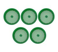 Vilgftyiet Lot de 5 tamis de jardin en maille plastique vert 16 cm | Ce lot de 5 tamis de terre élimine efficacement les pierres et les débris pour un compost et un sol raffinés.