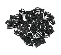 Vilgftyiet Lot de 50 rivets de fixation en métal pour tableau de bord de console automobile, pare-chocs et moulures intérieures de porte - Compatible avec les panneaux de garniture intérieure de