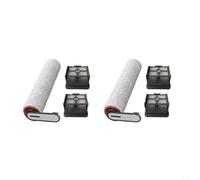 Vilgftyiet Lot de 6 brosses rouleau et filtres pour aspirateurs MOVA K20 K20 Pro K30 Trouver 2.0 3.0 Pro, poils pour enlever efficacement la saleté et la poussière