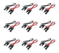 Vilgftyiet Lot de 9 câbles photovoltaïques solaires pré-assemblés avec coupleur flexible pour une installation simple, compatible avec les connecteurs PV, transmission de puissance efficace pour