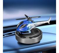 Vilgftyiet Machine solaire d'aromathérapie de voiture avec ornements rotatifs, diffuseur d'huiles essentielles pour tableau de bord, matériau ABS et alliage, compatible avec la plupart des véhicules