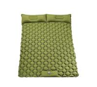Vilgftyiet Matelas de camping auto-gonflant extra épais de 8 cm pour 2 personnes - Soutien hexagonal, pompe à pied intégrée, matelas de couchage gonflable portable pour aventures en plein air - Double