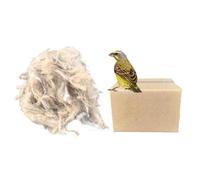 Vilgftyiet Matériau de nidification en jute et coton mélangé pour perruches, inséparables, calopsittes canaris et autres petits oiseaux 40 g 80 g