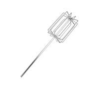 Vilgftyiet Mélangeur d'appâts au sol en acier inoxydable pour pêche à la carpe - 11 lames Fouet d'appâts lourds, 11 x 43 cm, 500 g, argent