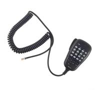 Vilgftyiet MH-31A8J Microphone portable pour radio Yaesu FT-450D FT-818 FT-857D FT-891 FT-991A FT-817 FT-897 avec bouton PTT ergonomique pour câble spirale TPU