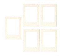 Vilgftyiet Mini cadre photo magnétique pour photos de 7,6 cm, design creux en paille pour réfrigérateur ou surfaces métalliques, idéal pour les amis et la famille, facile à utiliser et à changer de
