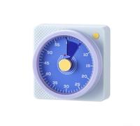 Vilgftyiet Minuteur visuel magnétique de 60 minutes pour la cuisine et la salle de larme silencieuse pour enfants et adultes atteints de TDAH et d'autisme, outil de gestion du temps avec 4