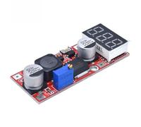 Vilgftyiet Module d'alimentation DC-DC réglable avec affichage numérique de la tension, sortie 1,3 V à 25 V, convertisseur Buck haute efficacité pour applications industrielles