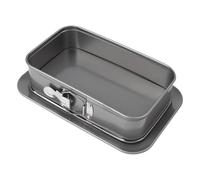 Vilgftyiet Moule à gâteau rectangulaire professionnel en acier au carbone avec fond amovible Moule à charnière à dégagement rapide pour cheesecake Tiramisu Mousse Pizza Cuisine Ustensiles de cuisson