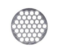 Vilgftyiet Moule à raviolis russe en alliage d'aluminium avec roulette à raviolis pour raviolis pour raviolis faits maison, argent