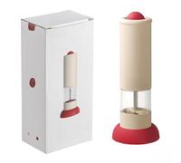 Vilgftyiet Moulin à poivre électrique rechargeable en acier inoxydable | Caractéristiques pour un fonctionnement automatique à une touche et une grossièreté réglable avec un moteur en cuivre.