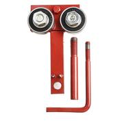 Vilgftyiet Outil de serrage pour barre de tronçonneuse avec plaque de guidage réglable et cadre fixe sécurisé pour meulage et entretien précis de la chaîne, rouge