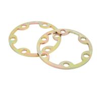 Vilgftyiet Paire d'entretoises manuelles pour moyeu de roue libre Nissan GU Patrol - Entretoises de moyeu en acier zingué jaune