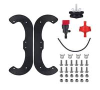 Vilgftyiet Palettes de rotor de tarière et kit de vis 84-1980 pour souffleuse à neige Toro 40,6 cm modèles 38170-38183, ensemble de rechange en acier avec lames en caoutchouc, compatible avec TORO CCR