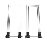 Vilgftyiet Panneau solaire portable pour support réglable à 360° en acier inoxydable pour le camping