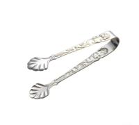 Vilgftyiet Pince de service en acier inoxydable - 9 cm - Cube de sucre et pince à glace pour thé, café, buffet, salade, apéritif, passe au lave-vaisselle (argenté)
