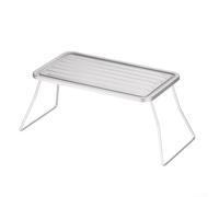 Vilgftyiet Plaque de grill pliante en titane pur portable, kit de chauffage au gaz portable pour l'extérieur et l'intérieur