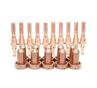 Vilgftyiet Plasma Consumables pour Thermal Dynamics SL60/100 - 9-8215 Electrode & 9-8208 Set de 20 pièces (10 pièces de chaque) Compatible avec lampe torche T/D SL 60/100