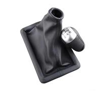 Vilgftyiet Pommeau de levier de vitesse et housse anti-poussière pour Ford 2005 2009, conçu pour un ajustement sûr avec cuir microfibre pour protéger contre les dommages causés par les ongles, les