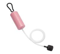 Vilgftyiet Pompe à air USB pour aquarium, 5 V-6 V 1 W, oxygénateur d'aquarium avec design silencieux, compatible avec port USB de banque d'alimentation, tuyau d'air et pierre à bulles, noir