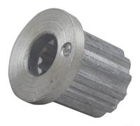 Vilgftyiet Poulie de rechange pour machine à laver avec noyau intérieur 12 dents extérieures et 11 dents intérieures en aluminium robuste compatible avec LG pour T t Electrolux pour un
