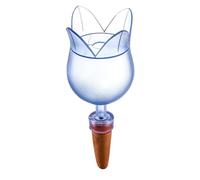 Vilgftyiet Pour plantes en forme de tulipe, goutteur d'eau automatique avec capacité de 180 ml et recharge facile, dispositif d'arrosage pour décoration de jardin