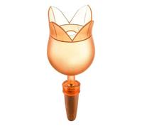 Vilgftyiet Pour plantes en forme de tulipe, goutteur d'eau automatique avec capacité de 180 ml et recharge facile, dispositif d'arrosage pour décoration de jardin