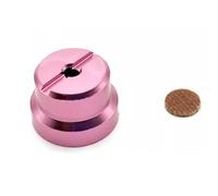 Vilgftyiet Pour Shimano SLX DC Baitcast Moulinet Demi-Lune Bouchon Jauge - Bobine Alliage d'aluminium Jauge de Fil Jauge, 1 Set pour Moulinet de Pêche Goutte d'eau Rose