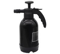 Vilgftyiet Pulvérisateur à pression manuelle 2L pour nettoyage de voiture, jardinage et brumisation des plantes - Buse réglable, soupape de décharge de pression de sécurité, matériau PP, noir