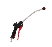 Vilgftyiet Pulvérisateur de nettoyage de voiture en acier inoxydable avec lance à mousse pour cire et eau, accessoire de nettoyeur haute pression, noir et rouge