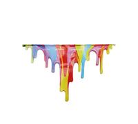 Vilgftyiet Rainbow Paint Graffiti Autocollant en vinyle pour voiture côté moteur, réservoir de carburant ou carrosserie - PVC - Anti-rayures pour décoration automobile, résistant aux températures et