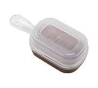 Vilgftyiet Râpe de cuisine compacte à 2 côtés avec soucoupe | Pour daikon, parmesan et écorces d'agrumes | Design japonais en aluminium