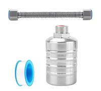 Vilgftyiet Robinet flotteur automatique en acier inoxydable pour réservoir d'eau, étangs et aquariums