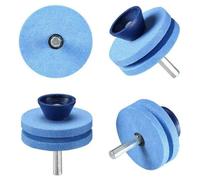 Vilgftyiet Roue de meulage pour perceuse manuelle électrique, 5,6 x 5,6 x 6,4 cm, compatible avec motoculteurs rotatifs, tondeuses à faucille et lames de tondeuse à gazon