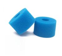 Vilgftyiet S1 Lot de 6 cartouches en mousse lavables et réutilisables Bleu Compatible avec les systèmes de filtration S1