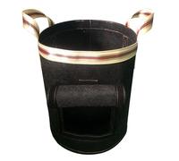 Vilgftyiet Sac de plantation en tissu non tissé épais pour pommes de terre, patates douces et cacahuètes, sac de culture de jardin avec drainage et aération améliorés, noir