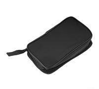 Vilgftyiet Sac de rangement en toile noire pour multimètres numériques - Tailles S, M, L disponibles, sac multimètre étanche et résistant aux chocs (L)