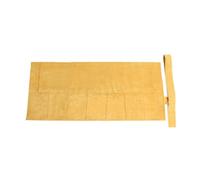 Vilgftyiet Sac de rangement pour outils de jardinage, organisateur d'outils en velours marron avec compartiment spacieux pour bonsaï et kits de matériel, pochette portable pour trousse à outils de